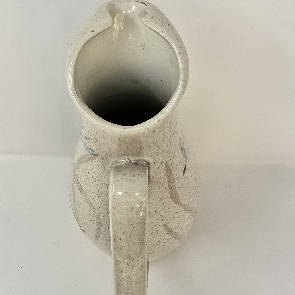 Vintage 1950 red wing pottery bob white quail water pitcher jug stone ware - Picture 5 of 8